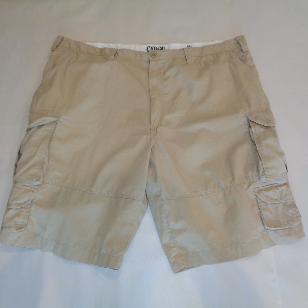 Roundtree & Yorke Men's Tan Cargo Shorts